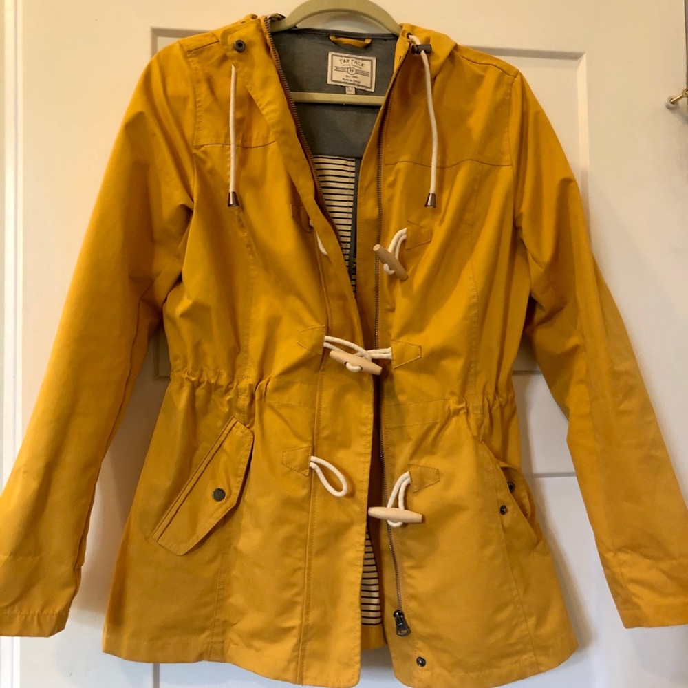 Fat Face Yellow Raincoat